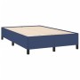 Boxspringbett mit blauem Stoffbezug und Matratze, 120x190 cm. von , Betten und Lattenroste - Ref: Foro24-3270354, Preis: 405,...