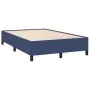 Box spring bed with mattress and LED lights, blue fabric, 120x190 cm. by , Beds and slatted bases - Ref: Foro24-3270224, Pric...