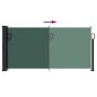 Dark green retractable side awning 100x500 cm by , Umbrellas - Ref: Foro24-4004395, Price: 90,13 €, Discount: %