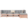 5-piece garden sofa set made of solid Douglas fir wood by , Garden sets - Ref: Foro24-3250838, Price: 314,55 €, Discount: %
