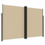 Toldo lateral retráctil beige 220x1200 cm de , Sombrillas - Ref: Foro24-4004870, Precio: 191,39 €