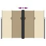 Retractable beige side awning 220x1200 cm by , Umbrellas - Ref: Foro24-4004870, Price: 188,14 €, Discount: %