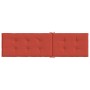 Kissen für Liegestuhl aus rotem Melange-Stoff (75+105)x50x3 cm von , Kissen für Stühle und Sofas - Ref: Foro24-4002493, Preis...