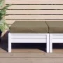 Cushion for pallet sofa in gray taupe melange fabric 60x60x10 cm by , Cushions for chairs and sofas - Ref: Foro24-4002671, Pr...
