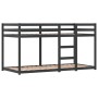 Etagenbett mit massiven Vorhängen aus blauer Kiefer 90x200 cm. von , Betten und Lattenroste - Ref: Foro24-3283869, Preis: 236...