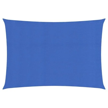 Rectangular blue HDPE sail shade 160 g/m² 3x5 m by , Umbrellas - Ref: Foro24-311514, Price: 38,34 €, Discount: %