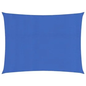 Rectangular blue HDPE sail shade 160 g/m² 5x6 m by , Umbrellas - Ref: Foro24-311521, Price: 56,97 €, Discount: %