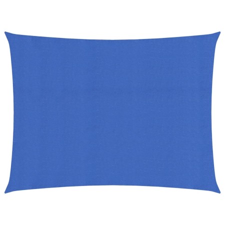 Rectangular blue HDPE sail shade 160 g/m² 5x6 m by , Umbrellas - Ref: Foro24-311521, Price: 63,45 €, Discount: %