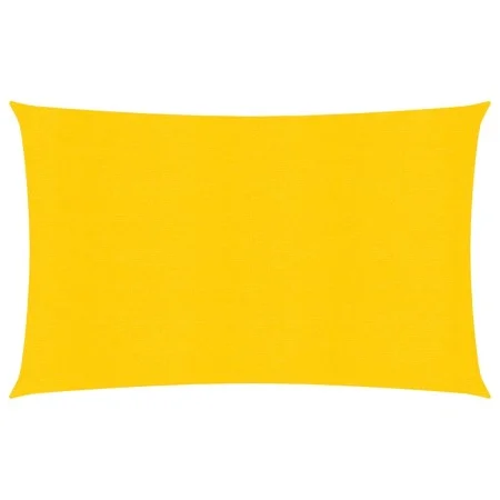 Rectangular yellow HDPE sail shade 160 g/m² 5x7 m by , Umbrellas - Ref: Foro24-311577, Price: 66,76 €, Discount: %