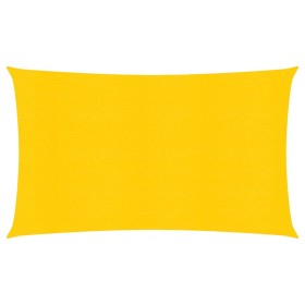 Rectangular yellow HDPE sail shade 160 g/m² 4x7 m by , Umbrellas - Ref: Foro24-311575, Price: 60,15 €, Discount: %