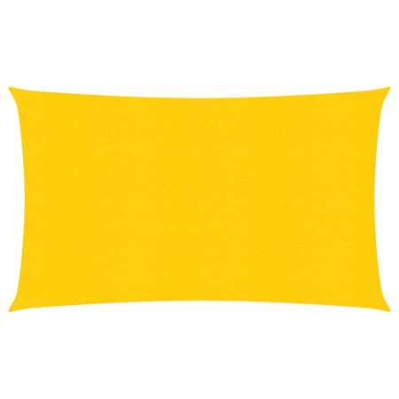Rectangular yellow HDPE sail shade 160 g/m² 4x7 m by , Umbrellas - Ref: Foro24-311575, Price: 60,15 €, Discount: %