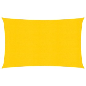 Rectangular yellow HDPE sail shade 160 g/m² 6x8 m by , Umbrellas - Ref: Foro24-311580, Price: 89,36 €, Discount: %