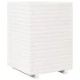 Jardinera madera maciza de pino blanco 50x50x72 cm de , Maceteros y jardineras - Ref: Foro24-3282610, Precio: 184,07 €, Descu...