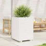 Jardinera madera maciza de pino blanco 50x50x72 cm de , Maceteros y jardineras - Ref: Foro24-3282610, Precio: 184,07 €, Descu...