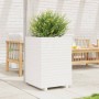 Massive Blumenkasten aus weißem Kiefernholz 50x50x72 cm von , Töpfe und Pflanzgefäße - Ref: Foro24-3282610, Preis: 186,47 €, ...
