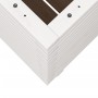 Jardinera madera maciza de pino blanco 50x50x72 cm de , Maceteros y jardineras - Ref: Foro24-3282610, Precio: 186,39 €, Descu...