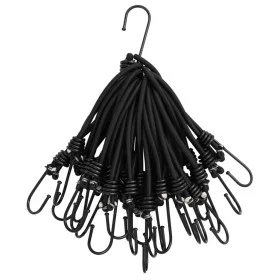 Elastic cords with hooks 25 units 17 cm by , Tent Accessories - Ref: Foro24-4008140, Price: 31,17 €, Discount: %