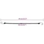 Elastic cords with reflective strips and hooks 25 units 59 cm by , Tent Accessories - Ref: Foro24-4008149, Price: 35,25 €, Di...