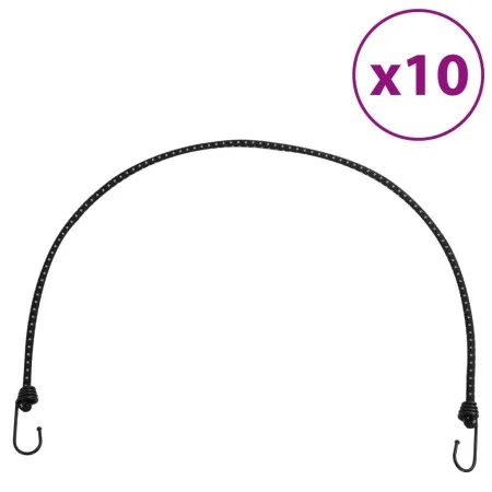 Elastic cords with reflective strips and hooks 10 pcs 100cm by , Tent Accessories - Ref: Foro24-4008154, Price: 27,07 €, Disc...