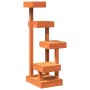 Katzenbaum aus massivem Kiefernholz in brauner Wachsoptik, 45,5x49x103 cm. von , Katzenmöbel - Ref: Foro24-847132, Preis: 73,...