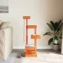 Solid pine wood cat tree in brown wax, 45.5x49x103 cm by , Cat furniture - Ref: Foro24-847132, Price: 72,15 €, Discount: %
