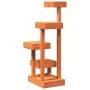 Solid pine wood cat tree in brown wax, 45.5x49x103 cm by , Cat furniture - Ref: Foro24-847132, Price: 72,15 €, Discount: %
