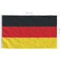 Flagge von Deutschland 90x150 cm von vidaXL, Fahnen und Windsäcke - Ref: Foro24-146043, Preis: 9,11 €, Rabatt: %