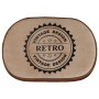 Taburetes de bar 2 uds marrón oscuro 40x29,5x53 cm de , Taburetes de cocina - Ref: Foro24-358929, Precio: 58,70 €