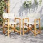 Faltbare Gartenstühle, 2 Stück, cremeweißer Stoff. von , Gartenstühle - Ref: Foro24-365837, Preis: 128,73 €, Rabatt: %