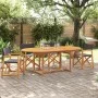 Faltbare Gartenstühle, 4 Stück, dunkelgraues Gewebe. von , Gartenstühle - Ref: Foro24-3208919, Preis: 211,16 €, Rabatt: %