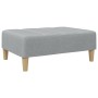 Two-seater sofa bed with light gray fabric ottoman by , Sofas - Ref: Foro24-3258138, Price: 304,92 €, Discount: %