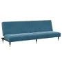 Zweiplätziges Schlafsofa mit blauem Samthocker. von , Sofas - Ref: Foro24-3258144, Preis: 325,51 €, Rabatt: %