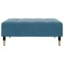 Zweiplätziges Schlafsofa mit blauem Samthocker. von , Sofas - Ref: Foro24-3258144, Preis: 325,51 €, Rabatt: %