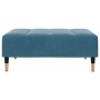 Zweiplätziges Schlafsofa mit blauem Samthocker. von , Sofas - Ref: Foro24-3258144, Preis: 330,97 €, Rabatt: %