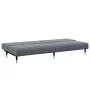 Zweiplätziges Schlafsofa mit dunkelgrauem Samt-Hocker. von , Sofas - Ref: Foro24-3258146, Preis: 331,87 €, Rabatt: %