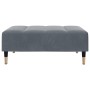 Two-seater sofa bed with dark gray velvet ottoman by , Sofas - Ref: Foro24-3258146, Price: 336,30 €, Discount: %