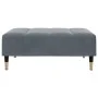 Zweiplätziges Schlafsofa mit dunkelgrauem Samt-Hocker. von , Sofas - Ref: Foro24-3258146, Preis: 331,87 €, Rabatt: %