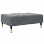 Zweiplätziges Schlafsofa mit dunkelgrauem Samt-Hocker. von , Sofas - Ref: Foro24-3258146, Preis: 336,30 €, Rabatt: %