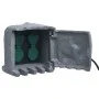 Enchufe de jardín 4 ranuras poliresina resistente al agua gris de vidaXL, Enchufes de pared - Ref: Foro24-48541, Precio: 45,9...