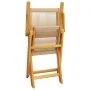 5-piece garden dining set made of solid wood and polypropylene in beige color. by , Garden sets - Ref: Foro24-3281831, Price:...