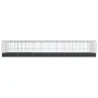 Aviary with silver steel extension 1246x414x212 cm by , Feet and bird cages - Ref: Foro24-3214282, Price: 1,00 €, Discount: %