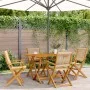 Faltbare Gartenstühle, 4 Stück Massivholz Akazie in Beige. von , Gartenstühle - Ref: Foro24-3214571, Preis: 355,24 €, Rabatt: %