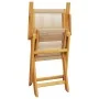 Faltbare Gartenstühle, 4 Stück Massivholz Akazie in Beige. von , Gartenstühle - Ref: Foro24-3214571, Preis: 355,24 €, Rabatt: %
