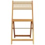 Sillas de jardín plegables 8 uds madera maciza acacia beige de , Sillas de jardín - Ref: Foro24-3214609, Precio: 360,45 €, De...
