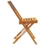 Folding garden chairs 6 pcs solid wood and anthracite fabric by , Garden chairs - Ref: Foro24-3214614, Price: 249,08 €, Disco...