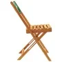 Reclining garden chairs, set of 6, made of solid wood and green fabric. by , Garden chairs - Ref: Foro24-3214623, Price: 249,...