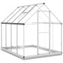 Gewächshaus mit silbernem Aluminiumrahmen 224x169x202 cm von , Gewächshäuser - Ref: Foro24-3266323, Preis: 484,52 €, Rabatt: %