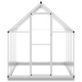 Gewächshaus mit silbernem Aluminiumrahmen 224x169x202 cm von , Gewächshäuser - Ref: Foro24-3266323, Preis: 484,52 €, Rabatt: %