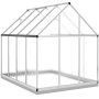 Gewächshaus mit silbernem Aluminiumrahmen 224x169x202 cm von , Gewächshäuser - Ref: Foro24-3266323, Preis: 484,52 €, Rabatt: %