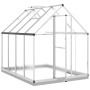 Gewächshaus mit silbernem Aluminiumrahmen 224x169x202 cm von , Gewächshäuser - Ref: Foro24-3266323, Preis: 484,52 €, Rabatt: %